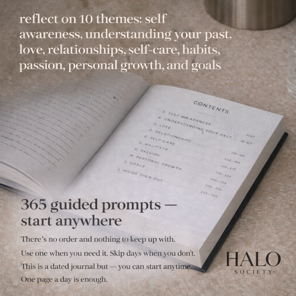 Halo Better Every Day Journal